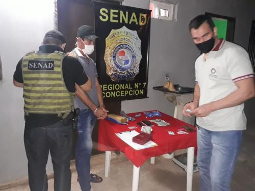 Concepción: Hombre que ofrecía cocaína y marihuana desde su vivienda fue detenido